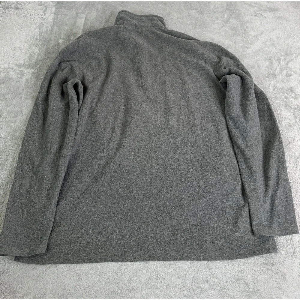 The North Face 1/4 Zip Fleece Jacket Men's Size XL Gray Outdoor